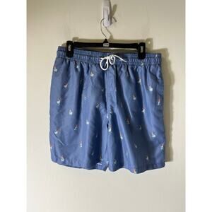 Hulu Swim Trunks Blue Men's Sz Large
